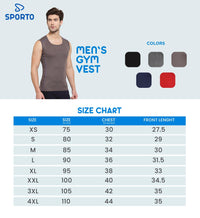 Men's Sleeveless Gym Vest Set of 2 (Black & Black Jaspe)