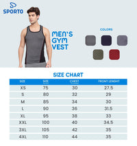 Men's Gym Vests with Contrast Side Panels - Pack 0f 2 (Black & Red)