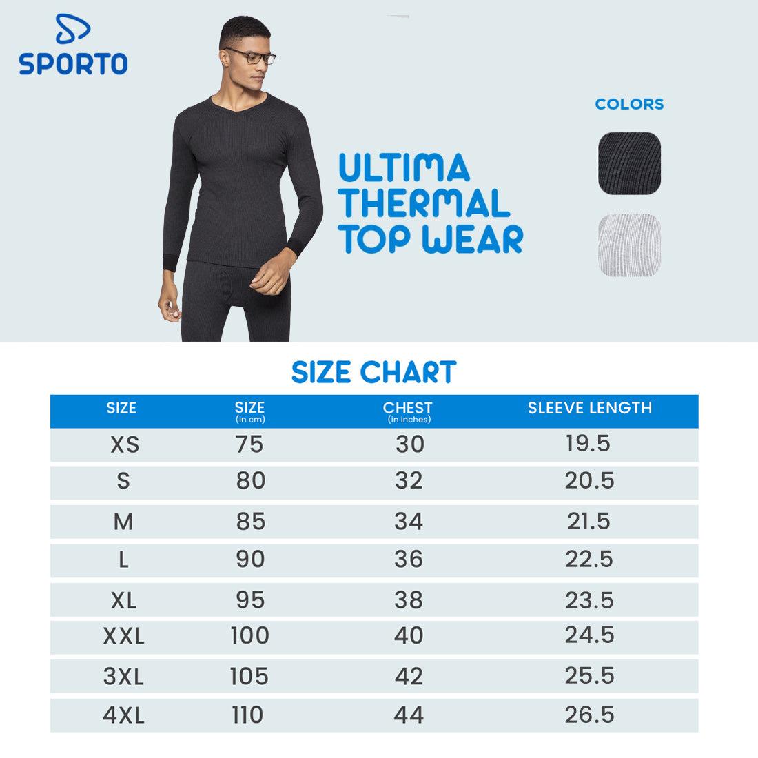 Sporto Men's Thermal Ultima Black