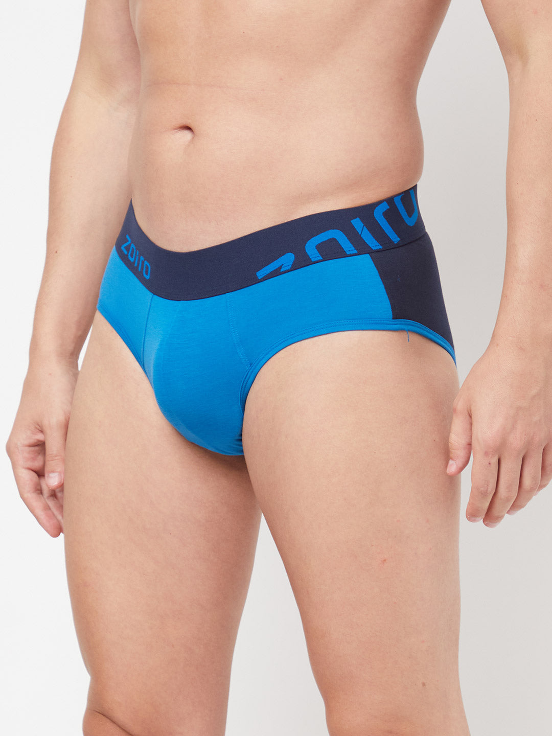 Zoiro Men's Cotton Trends Brief Directory Blue - Total Eclipse