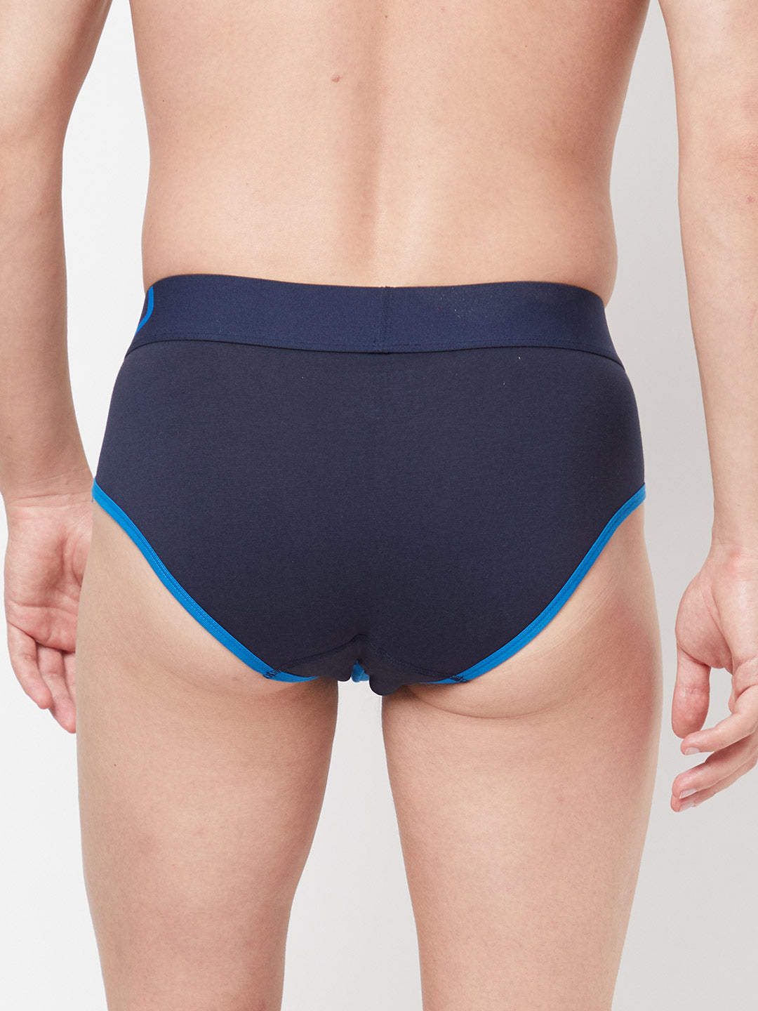 Zoiro Men's Cotton Trends Brief Directory Blue - Total Eclipse