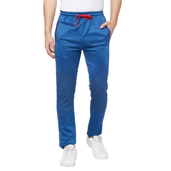 Sporto Men's Fast Dry Bunker Blue Athletic Track Pant