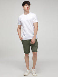 Sporto Men's Cotton Bermuda Shorts - Olive