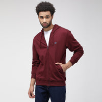 Sporto Men's Solid Hoodie Sweatshirt