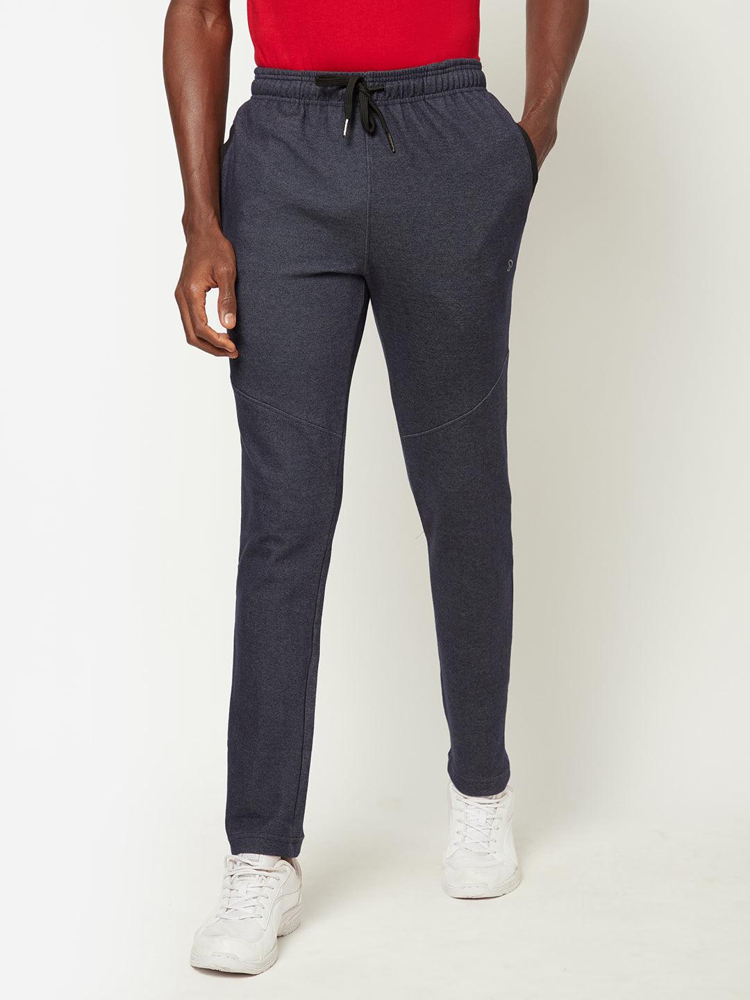 Sporto Men's Double Knit Navy Denim Track Pant