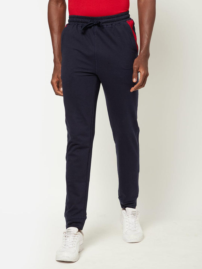 Sporto Men's Terry knit Navy Joggers