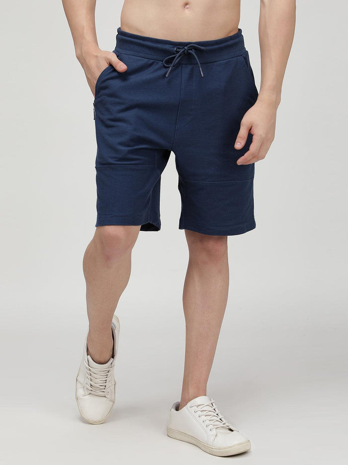 Sporto Men's Cotton Bermuda Shorts - Insignia Blue