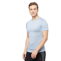 Sporto Men's Athletic Jersey Quick Dry T-Shirt - Blue Melange