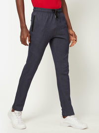 Sporto Men's Double Knit Navy Denim Track Pant