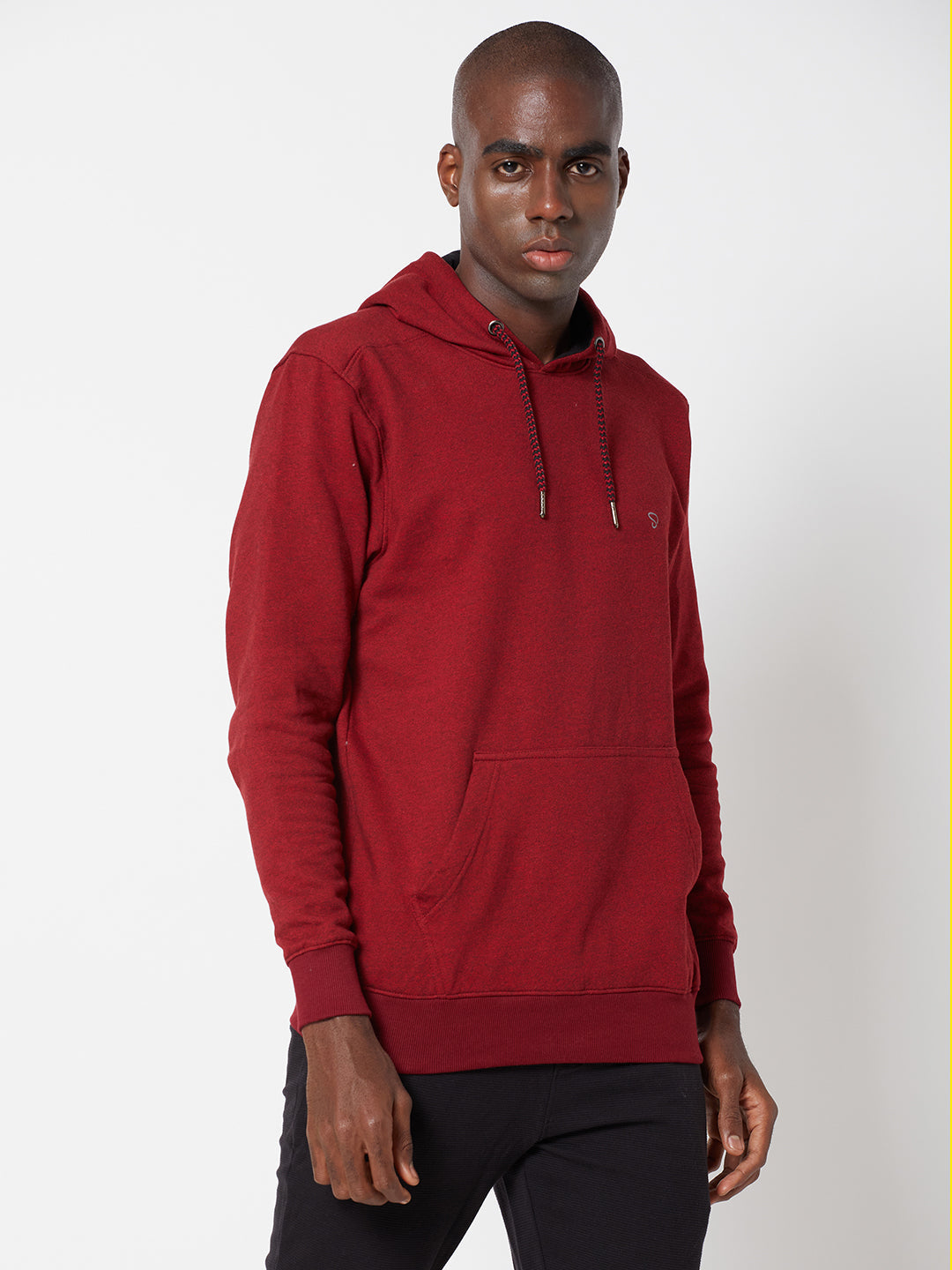 Sporto Men's Hoodie Sweatshirt Red Jaspe