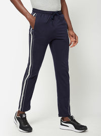 Sporto Men's Jersey Knit Navy Track pant