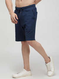 Sporto Men's Cotton Bermuda Shorts - Insignia Blue