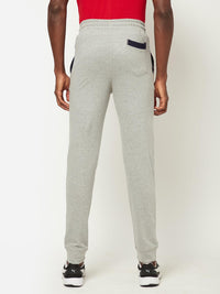 Sporto Men's Terry Knit Grey Melange Joggers