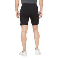 Sporto Men's Solid Casual Lounge Shorts - Black