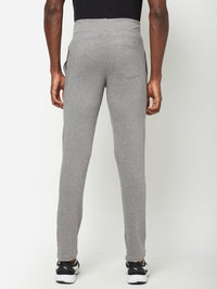 Sporto Men's Terry Knit Grey Melange Track pant