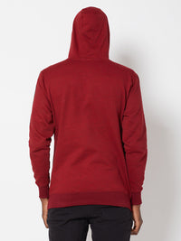 Sporto Men's Hoodie Sweatshirt Red Jaspe