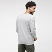 Sporto Men's Solid Sweatshirts - Grey Melange