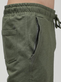 Sporto Men's Cotton Bermuda Shorts - Olive