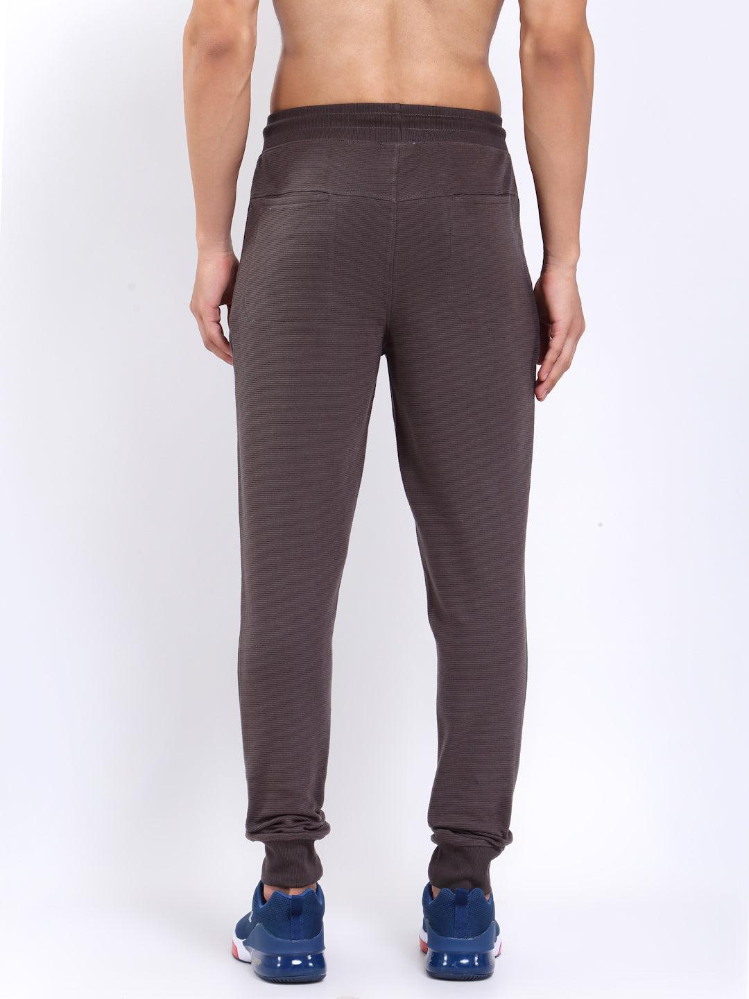 Sporto 3d Rib Fabric Men's Charcoal Joggers