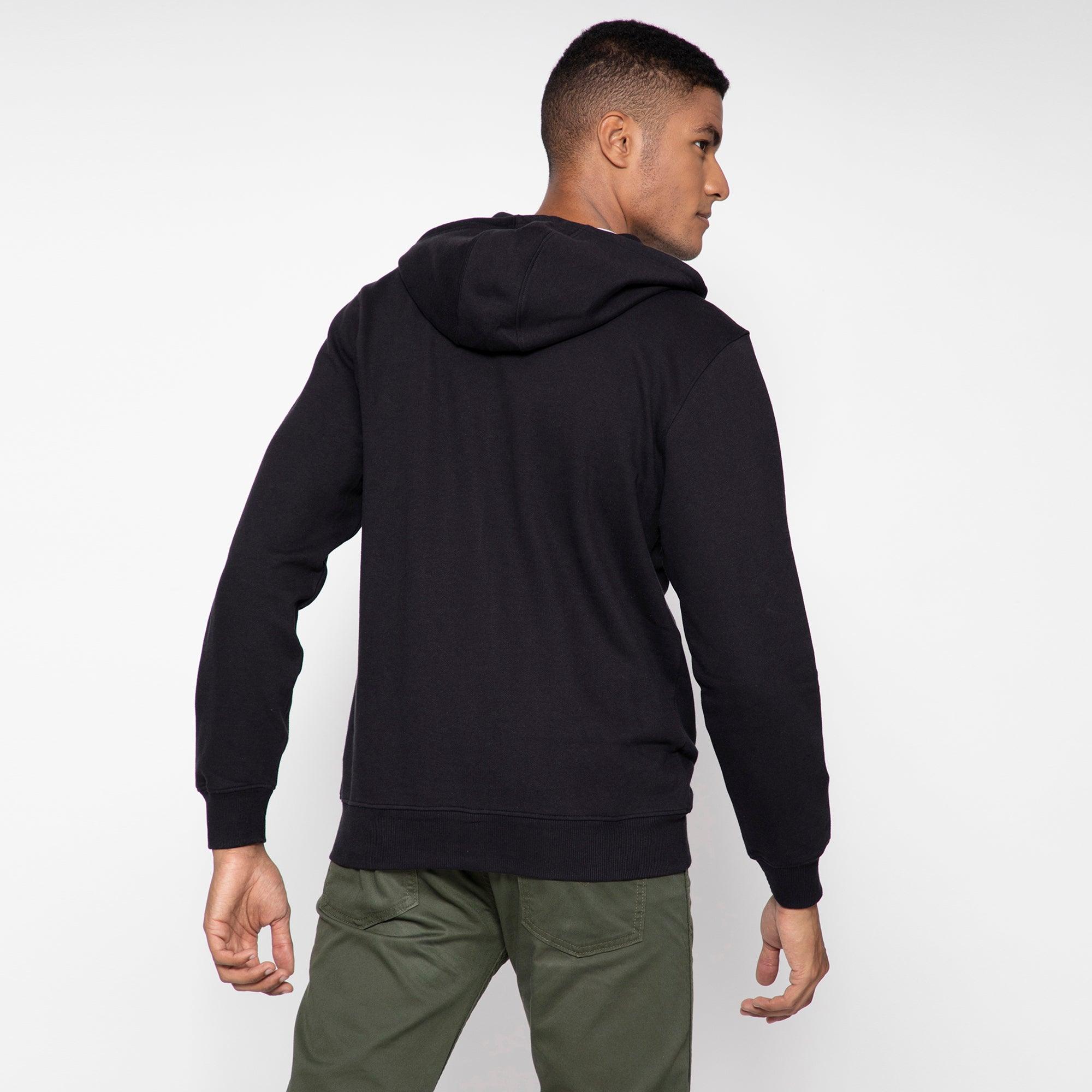 Sporto Men's Solid Hoodie Sweatshirt