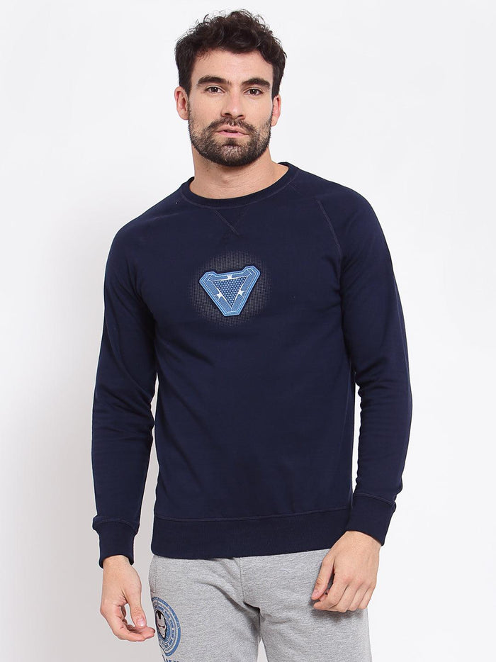 Sporto Men's Sweat Shirts - Navy