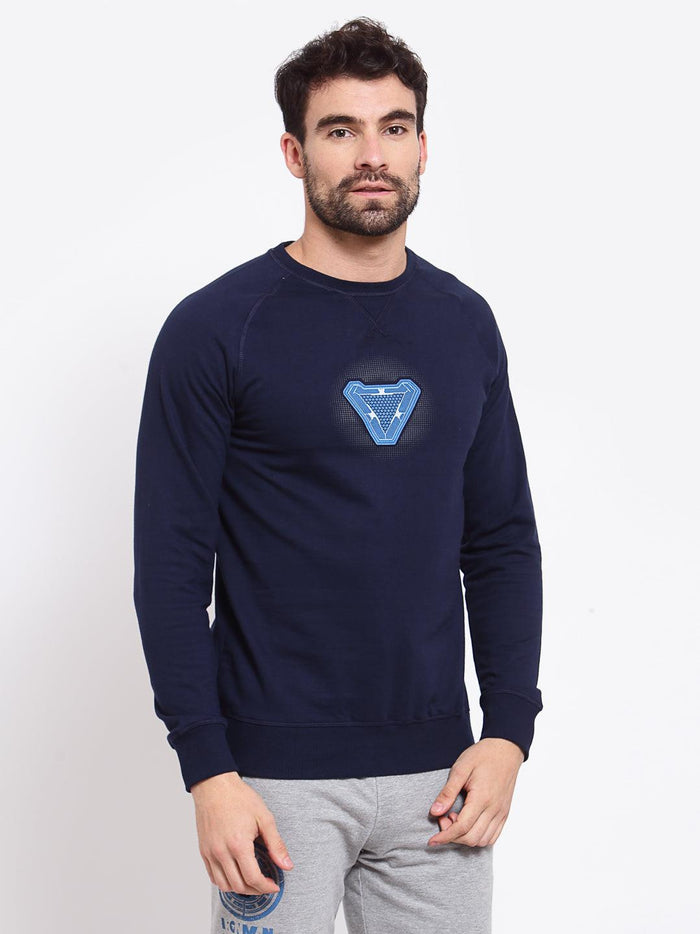 Sporto Men's Sweat Shirts - Navy