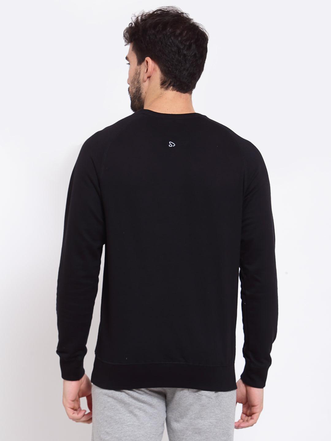 Sporto Men's Sweat Shirts Black