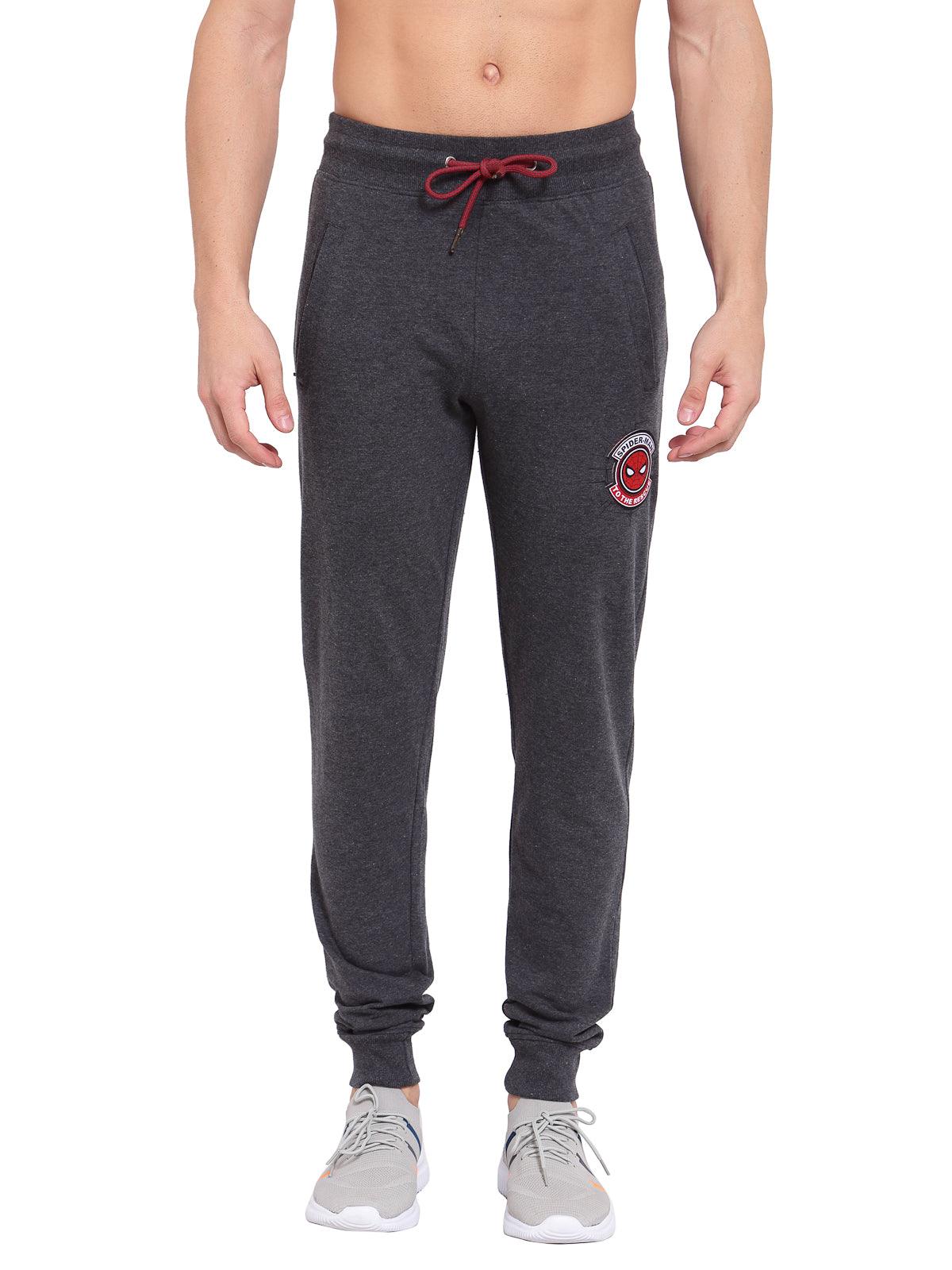 Men's Spider man Joggers - Anthra Melange