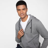 Sporto Men's Solid Hoodie Sweatshirt