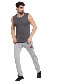 Sporto Marvel Men's Grey Melange Track pant