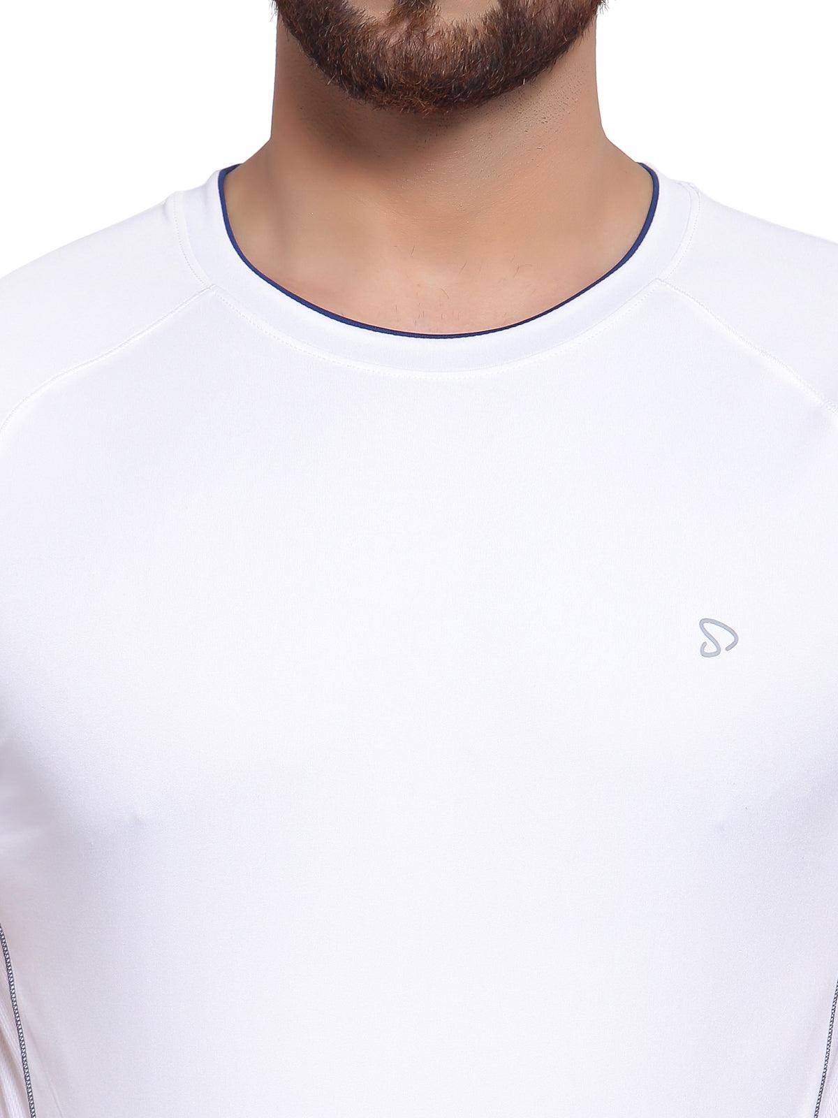 Sporto Men's Athletic Jersey Quick Dry T-Shirt - White