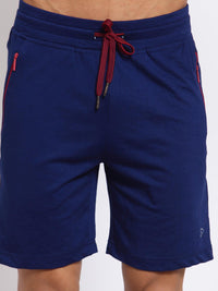 Sporto Men's Solid Lounge Shorts - Insignia Blue