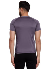 Sporto Men's Athletic Jersey Quick Dry T-Shirt - Charcoal