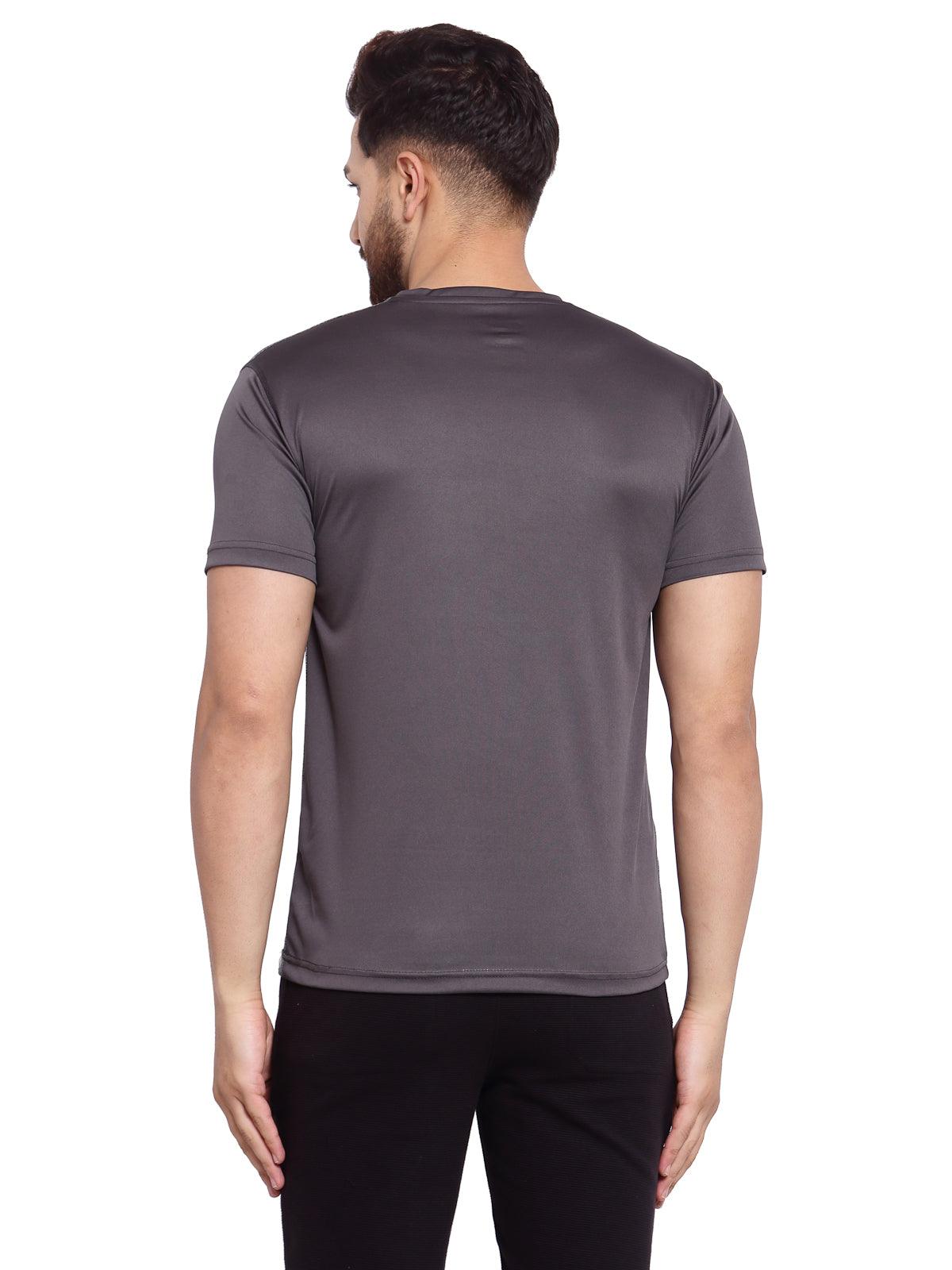 Sporto Men's Athletic Jersey Quick Dry T-Shirt - Grey