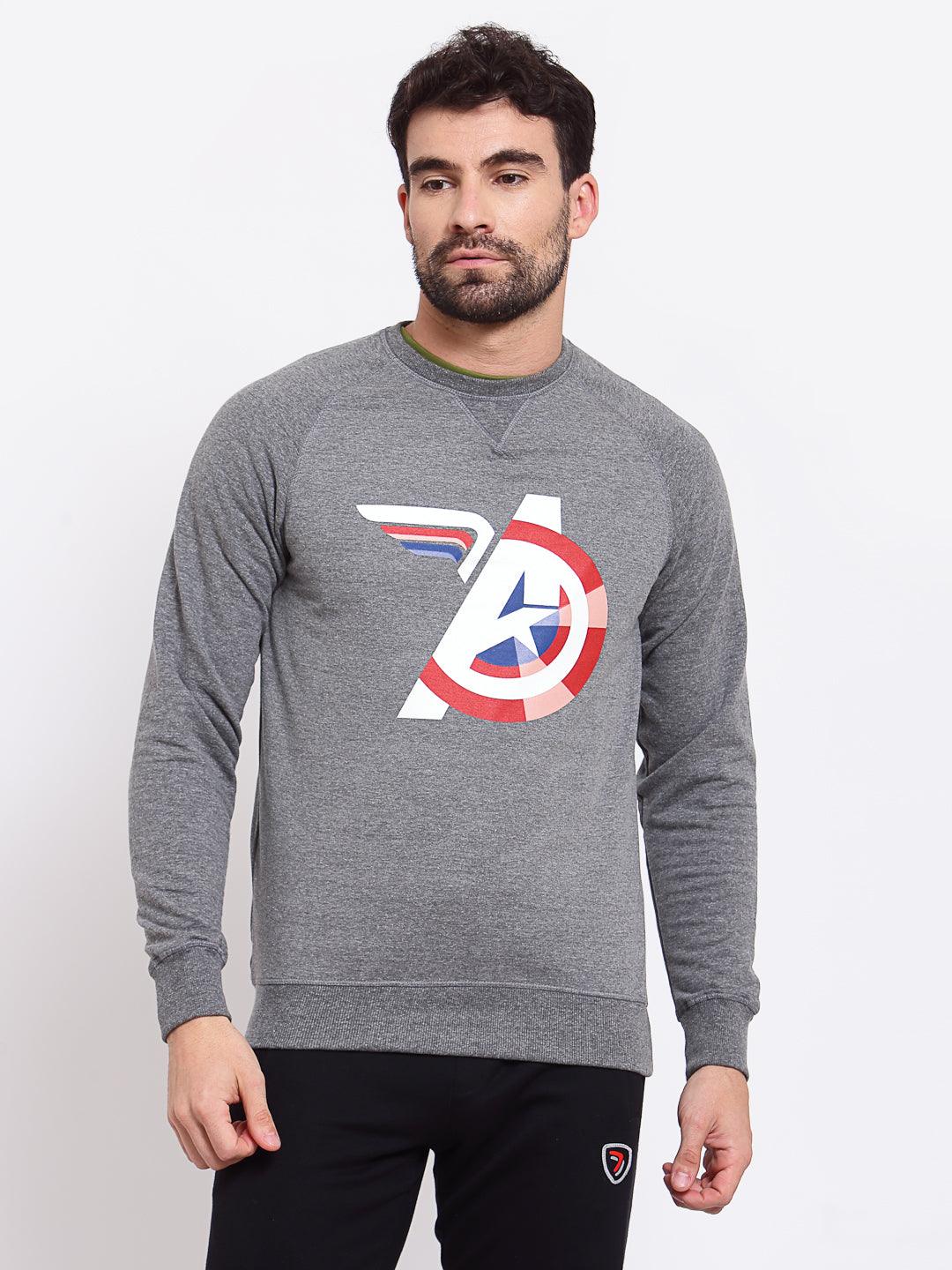 Sporto Men's Sweat Shirts - Antra Melange