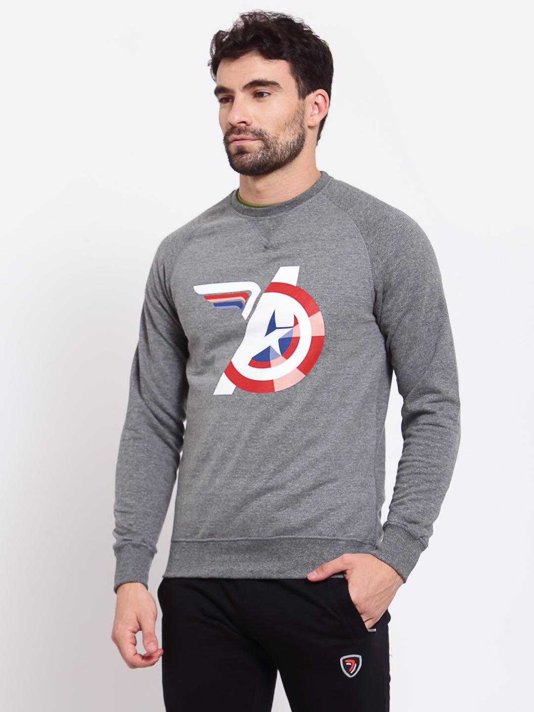 Sporto Men's Sweat Shirts - Antra Melange