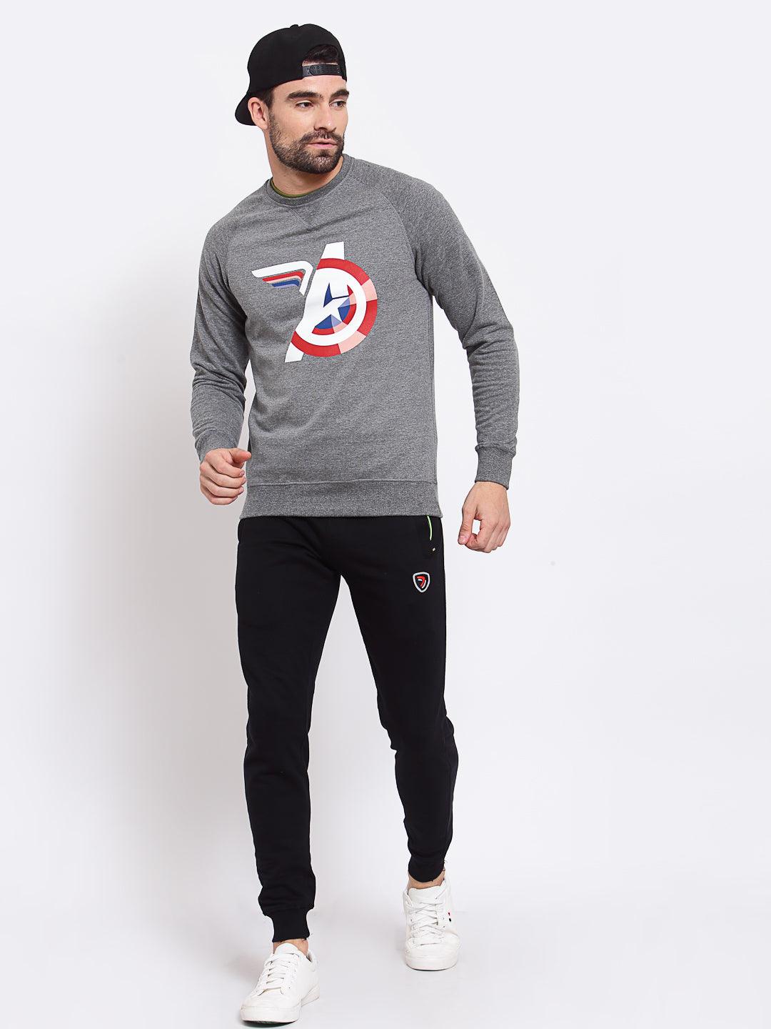 Sporto Men's Sweat Shirts - Antra Melange