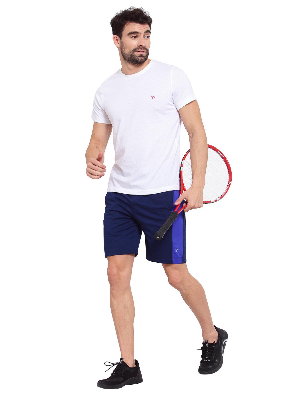 Sporto Men's Casual Solid Lounge Shorts - Navy