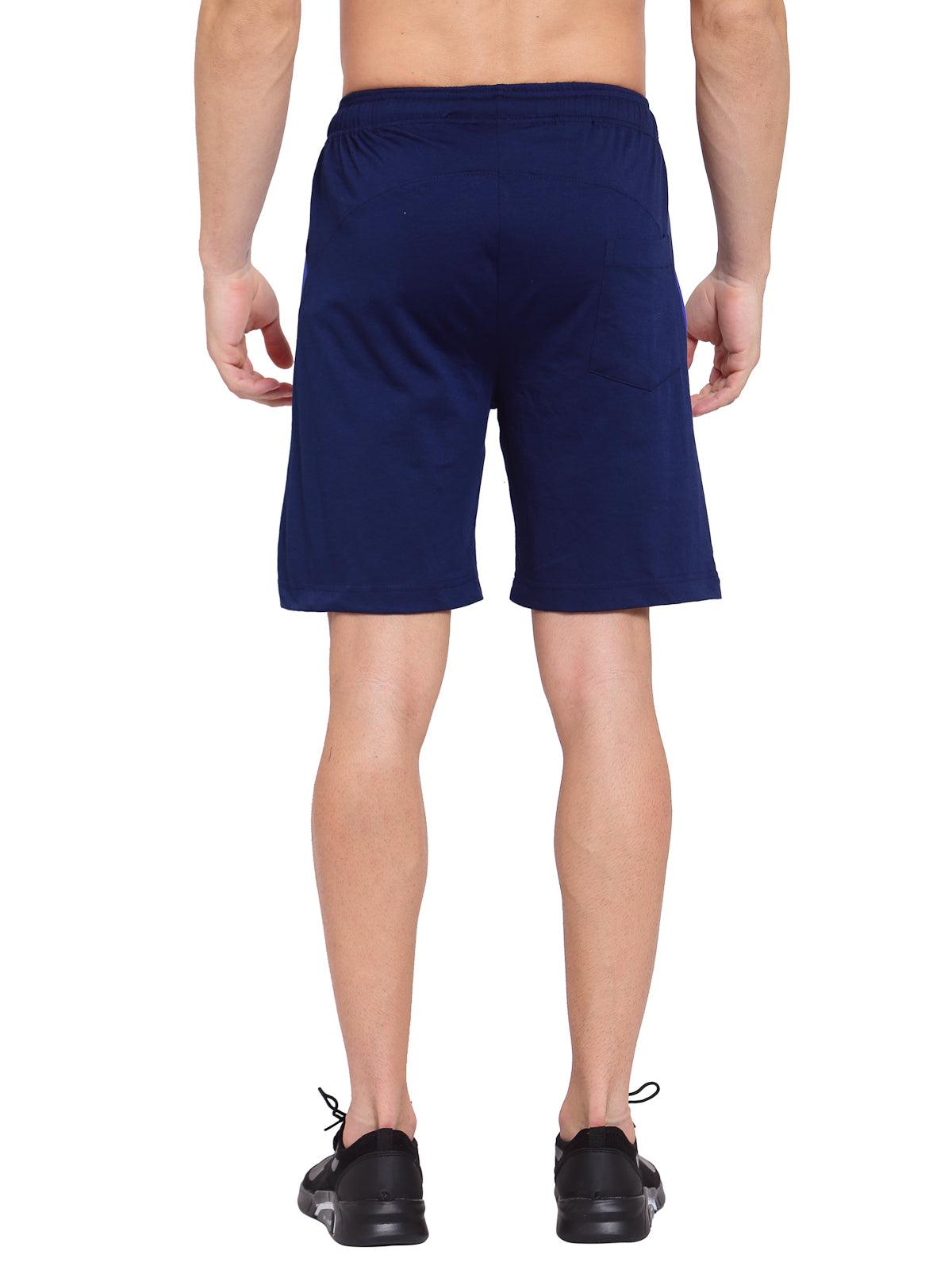 Sporto Men's Casual Solid Lounge Shorts - Navy