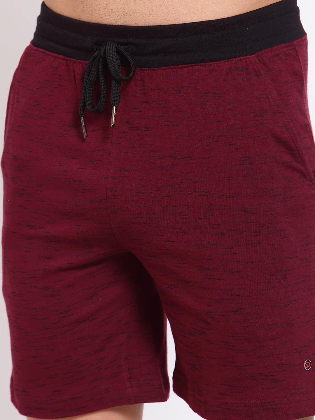 Sporto Men's Lounge Shorts - Burgundy