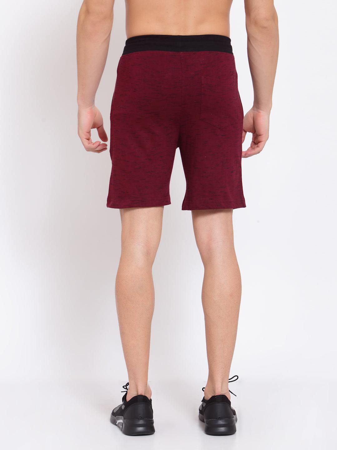 Sporto Men's Lounge Shorts - Burgundy