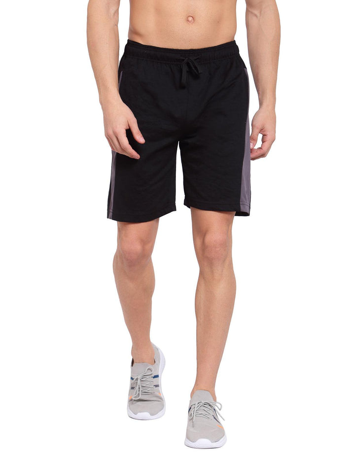 Sporto Men's Casual Bermuda Shorts - Black