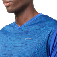 Sporto Men's Athletic Jersey V-Neck T-Shirt - Royal Blue