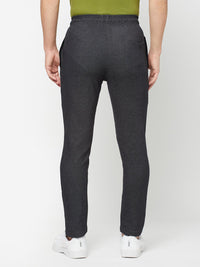 Sporto Men's Double Knit Charcoal Track Pant