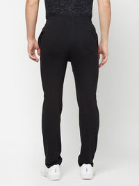 Sporto Men's Black Printed Track Pant