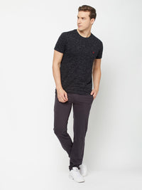 Sporto Men's Terry Knit Charcoal Track pant