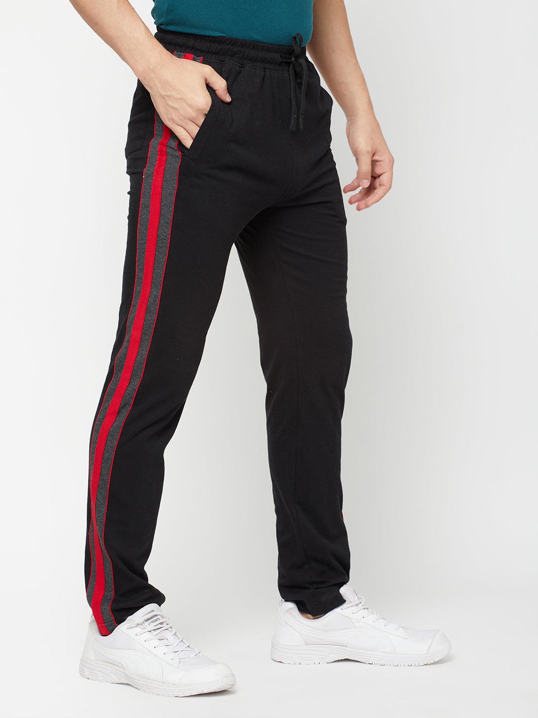 Sporto Mens Quick Dry Solid Track Pants Charcoal  Sporto by Macho