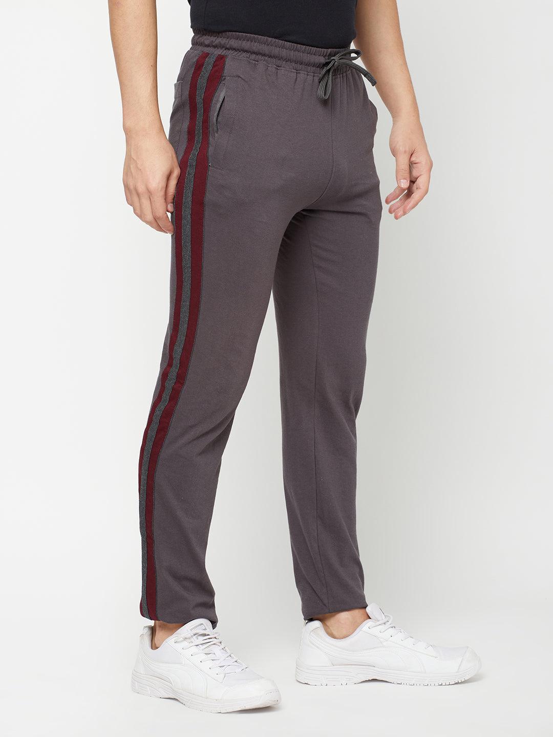 Sporto Men's Jersey knit Charcoal Track pant