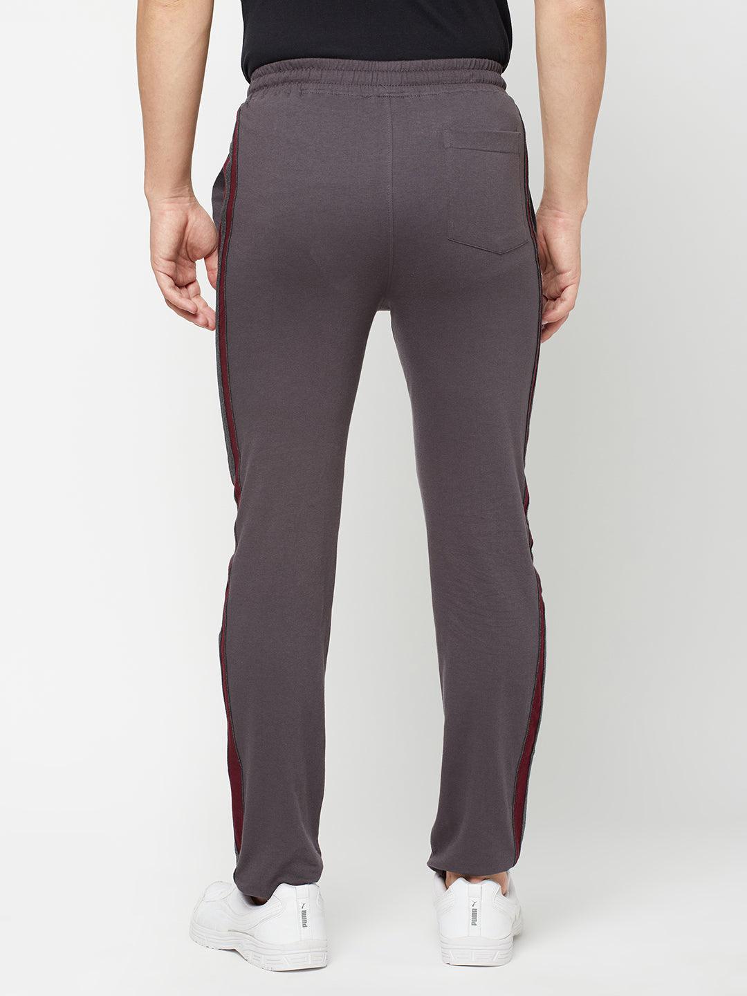 Sporto Men's Jersey knit Charcoal Track pant