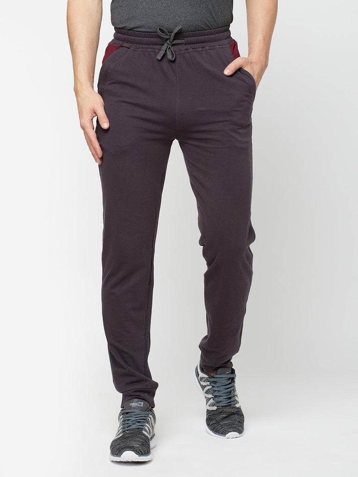 Sporto Men's Terry Knit Charcoal Track pant